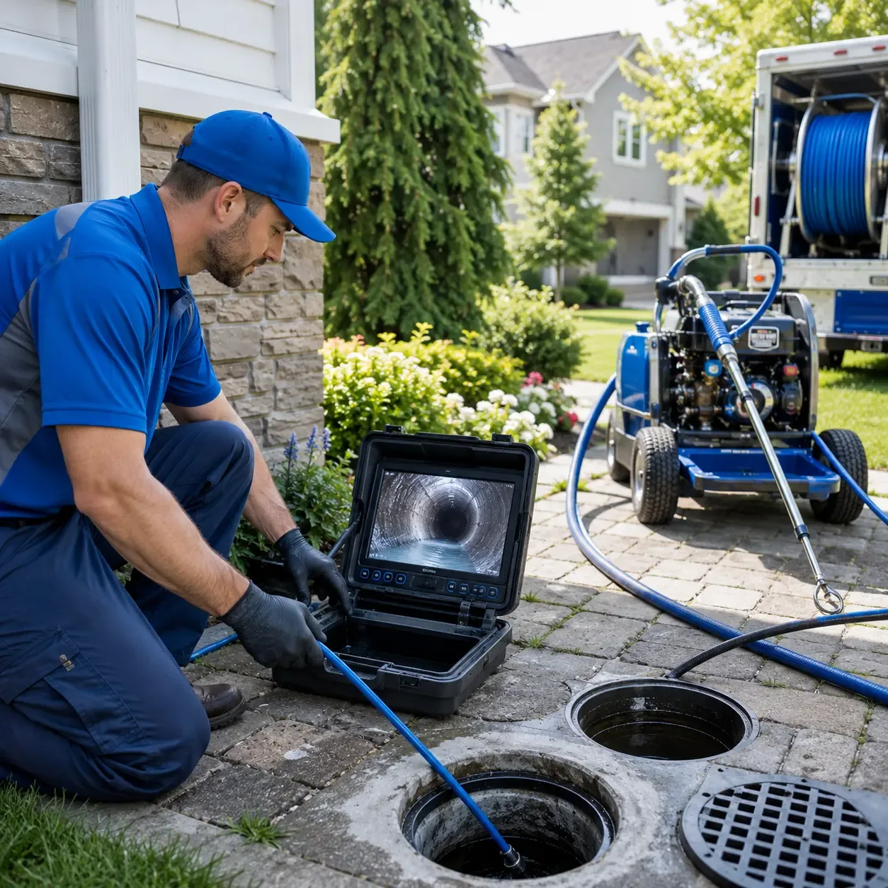 Outdoor drain cleaning professionals serving Bunch, OK