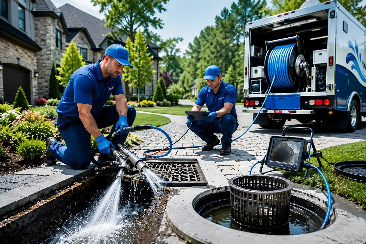 Local outdoor drain cleaning professionals in Bunch, OK